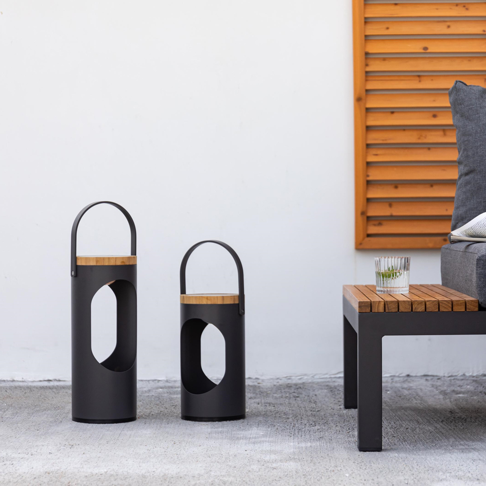Selene - stainless steel solar lantern - Εικόνα 5