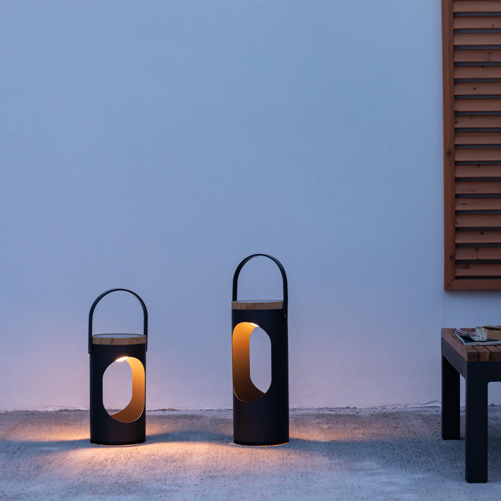 Selene - stainless steel solar lantern - Εικόνα 6