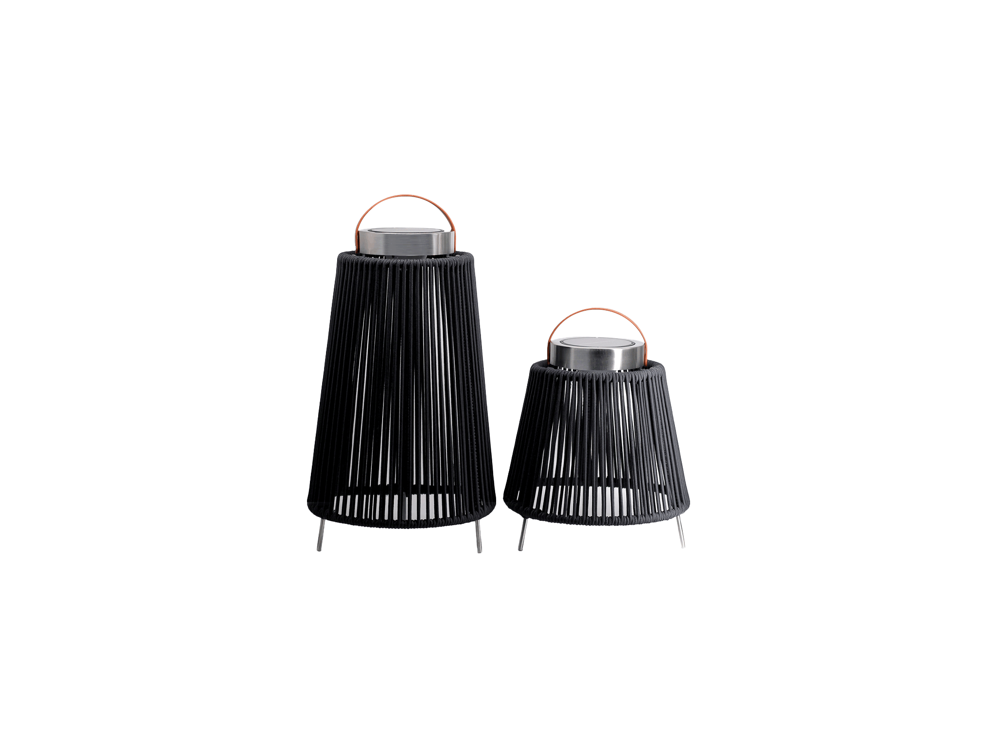 Orbis - woven outdoor solar lantern (2 colors)